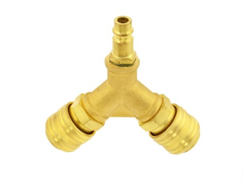 Rozdzielacz-trójnik pneumatyczny ze złączkami 1/2" (100) Geko