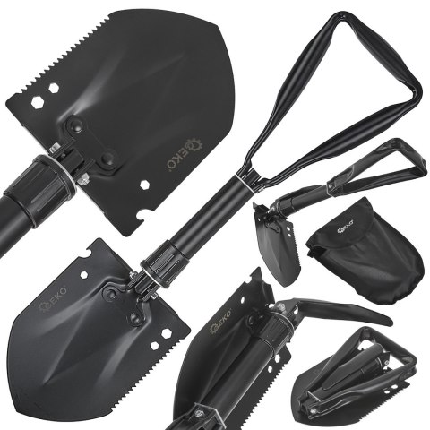 Saperka składana 5w1 taktyczna BLACK SURVIVAL SERIES (24) Geko