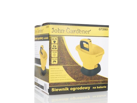 Siewnik ogrodowy na baterie 2,7L (4) Geko