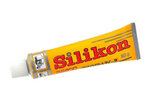 Silikon wysokotemperaturowy czerwony 80g(50) Geko