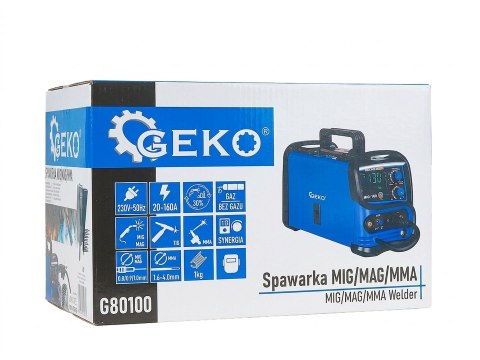 Spawarka MIG/MAG/MMA 20-160A (Gaz - bez gazu) (1) Geko