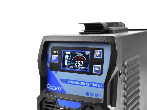 Spawarka MMA IGBT 250A LCD (1) Geko