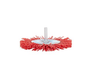 Szczotka boczna nylon trzpień 100mm (100) Geko
