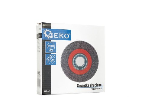 Szczotka druciana 150x32mm kpl. Redukcji (50) Geko