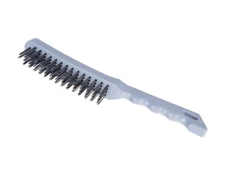 Szczotka druciana 4-rzędowa plast rączka (12/120) Geko