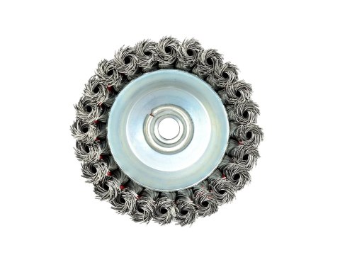 Szczotka druciana czołowa pleciona 100mm/4" M14(60) Geko