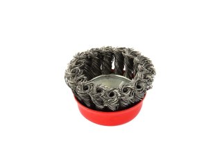 Szczotka druciana czołowa pleciona 65mm M14(100) Geko