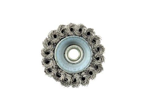 Szczotka druciana czołowa pleciona 75mm/3" M14(100) Geko