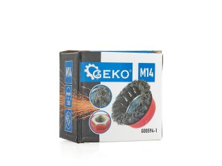 Szczotka druciana czołowa pleciona 85mm (50) Geko