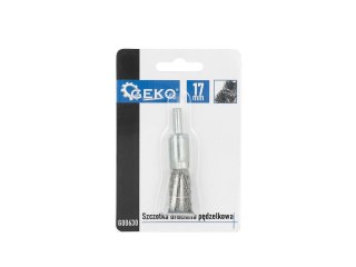Szczotka druciana pędzelkowa pleciona, drut skręcany 17mm (400) Geko