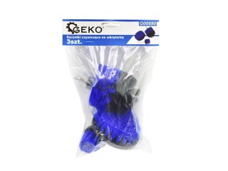 Szczotki czyszczące na wkrętarkę 3szt. (75) Geko