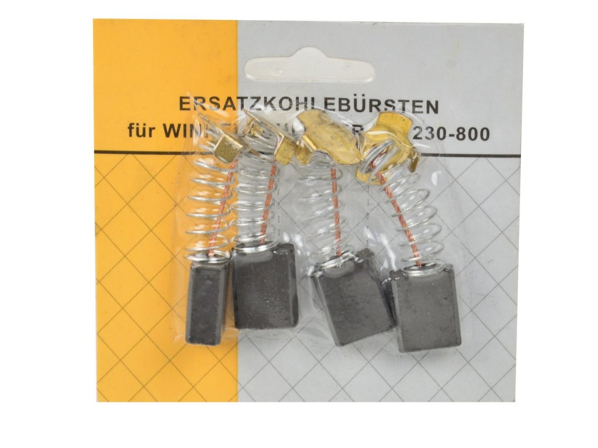 Szczotki węgl./szlif230 4szt. na blistrze /8x14x17// Geko