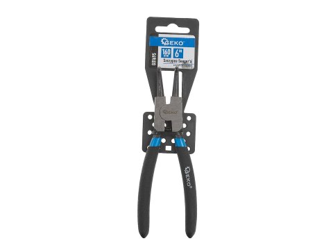 Szczypce Seeger'a zewnętrzne wygięte 160mm/6" (15/120) Geko