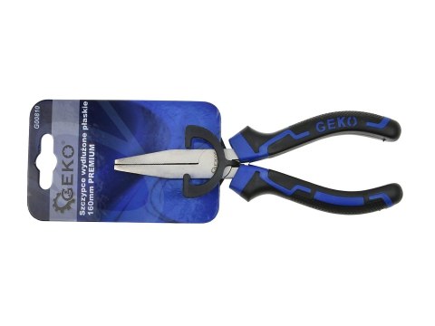 Szczypce wydłużone płaskie 160mm PREMIUM(6/60) Geko