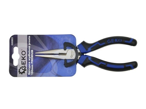 Szczypce wydłużone proste 160mm PREMIUM(6/60) Geko