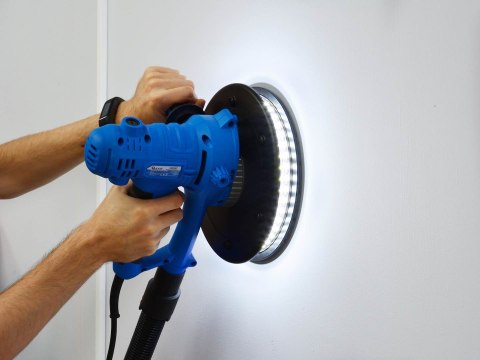 Szlifierka do gipsu gładzi 190mm LED (4) Geko
