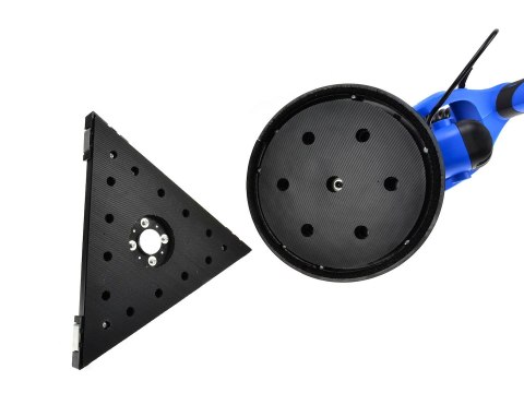 Szlifierka do gipsu - żyrafa 225mm LED trójkątna tarcza (2) Geko