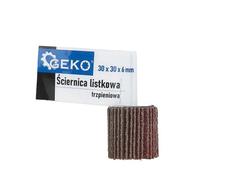 Ściernica listkowa trzpieniowa 30x30X6 P40 (50/100) Geko