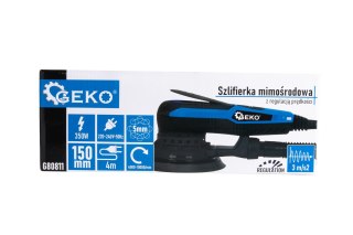 Szlifierka mimośrodowa bezszczotkowa 150mm 350W z regulacją prędkości (6) Geko