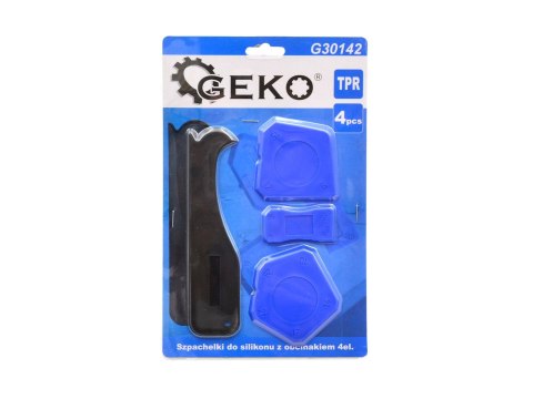 Szpachelki do silikonu z obcinakiem 4el. (100) Geko