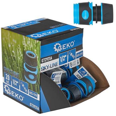 Szybkozłącze 1/2" SKY-LINE - kartonik wystawowy (20/240) Geko