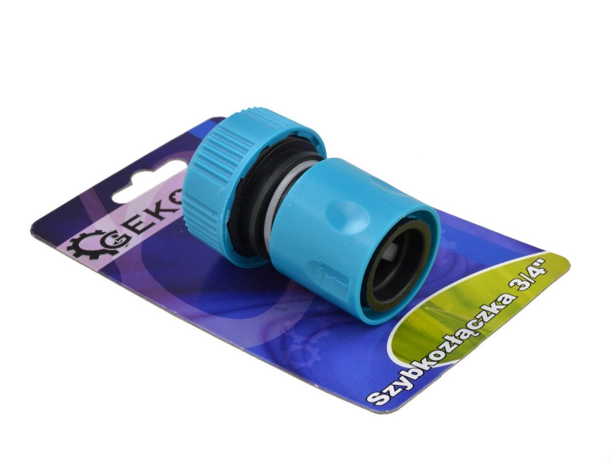 Szybkozłączka 3/4"/blister BLUE LINE (20/200) Geko