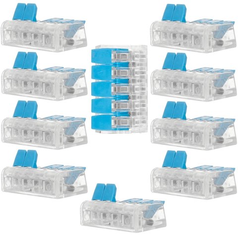 Szybkozłączka elektryczna 5x0,2-4mm2 (10/2500) Geko