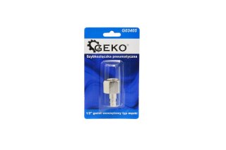 Szybkozłączka pneumatyczna typ męski 1/2" gwint wewnętrzny (blister) (10/100) Geko