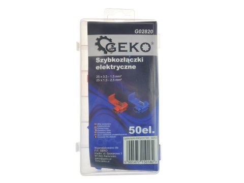 Szybkozłączki elektryczne 50el.(20) Geko
