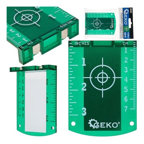 Tarcza celownicza z magnesem do lasera - zielona (10/500) Geko