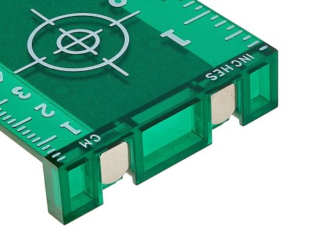 Tarcza celownicza z magnesem do lasera - zielona (10/500) Geko
