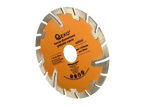 Tarcza diam.115mm głębokie cięcie(100) Geko