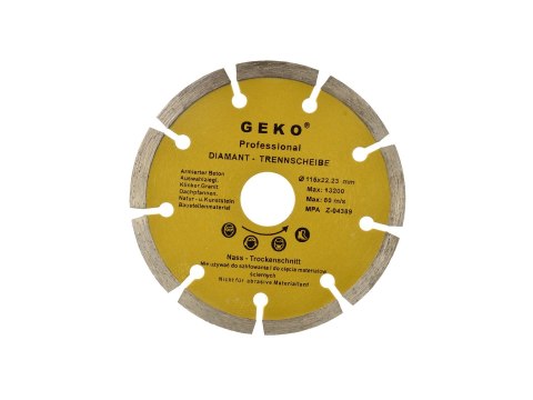 Tarcza diam.115mm segment.GEKO (100) Geko