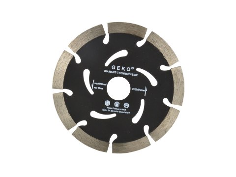 Tarcza diam.125mmx10mm/czarna/GEKO (100) Geko