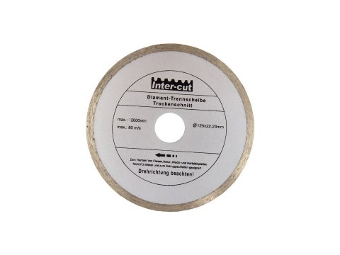 Tarcza diam.125mm Pełna szara (100) Geko
