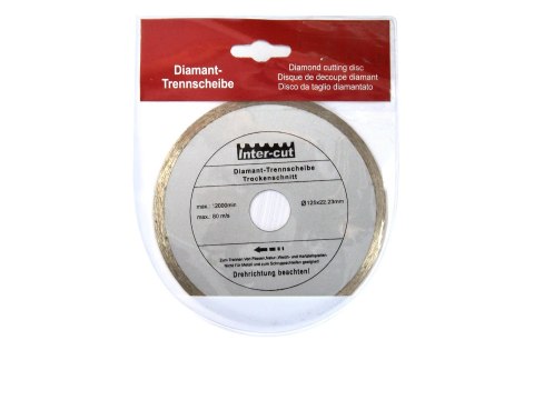 Tarcza diam.125mm Pełna szara (100) Geko