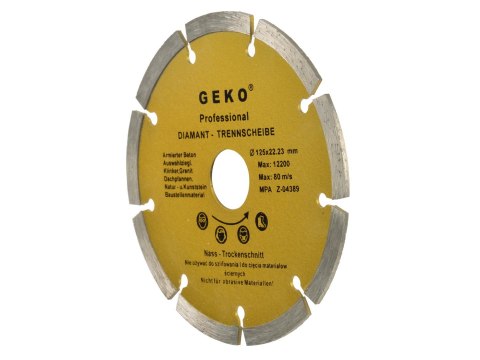 Tarcza diam.125mm segment.GEKO (100) Geko