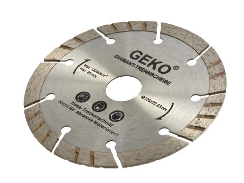 Tarcza diam.125mm szara-laser (100) Geko