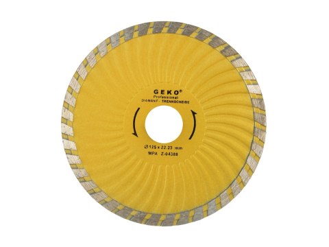 Tarcza diam.125mm turbo plus GEKO (100) Geko