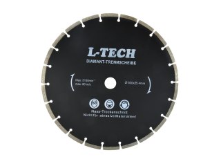 Tarcza diam.300x8x25,4mm segment L-TECH czarna (10) Geko