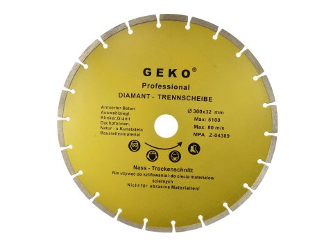 Tarcza diam.300x8x32mm segment GEKO (10) Geko