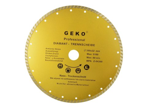 Tarcza diam.300x8x32mm turbo GEKO (10) Geko