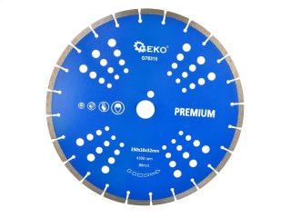 Tarcza diam.350x10x25,4mm segment. GEKO PREMIUM by laser(10) Geko