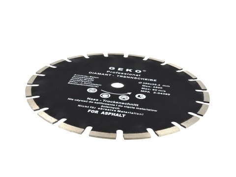 Tarcza diam.350x25,4mm asfalt GEKO (10) Geko