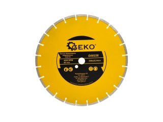 Tarcza diam.350x8x25,4mm segment / czarna (10) Geko