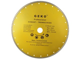 Tarcza diam.350x8x32mm turbo GEKO (10) Geko