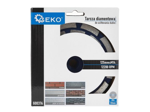 Tarcza diam. do szlif.125 M14 duble GEKO(20) Geko