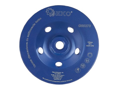Tarcza diam.do szlif.125 M14 turbo GEKO(20) Geko
