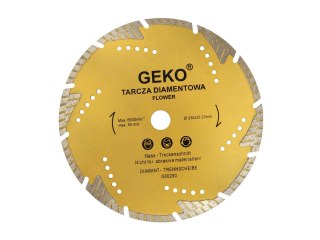 Tarcza diamentowa 230mm "flower" GEKO (25/40) Geko