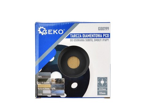 Tarcza diamentowa PCD do usuwania subitu, smoły i papy - 125x22.23mm (50) Geko